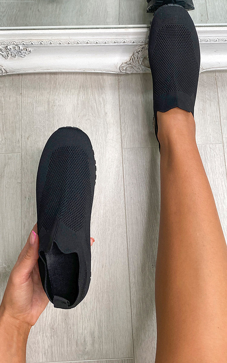 She Wears Glory™ Lightweight Wool Slip On Trainers Shoes