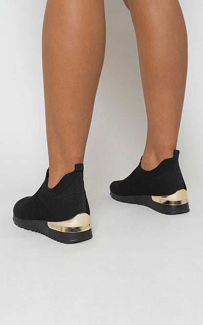She Wears Glory™ Lightweight Wool Slip On Trainers Shoes