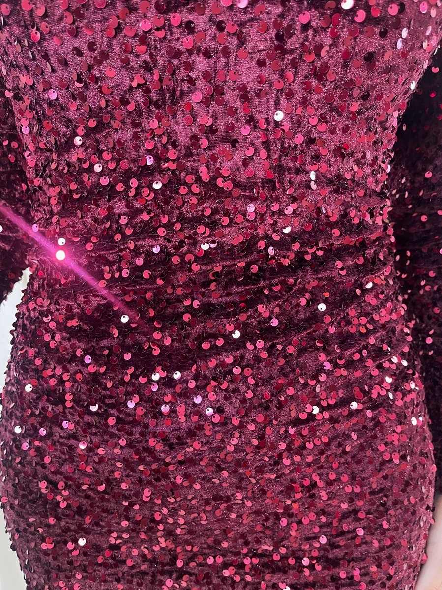 She Wears Glory™ Sequin Long Sleeve Bodycon Mini Dress - She Wears Glory Beverly Hills