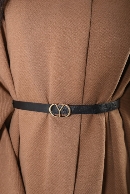 She Wears Glory™ High Neck Belted Cape Jacket
