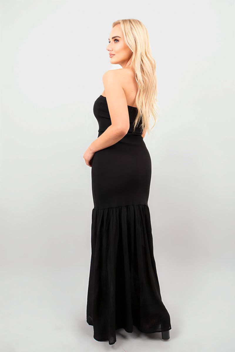 Strapless Tulle Bottom Maxi Dress - She Wears Glory Beverly Hills
