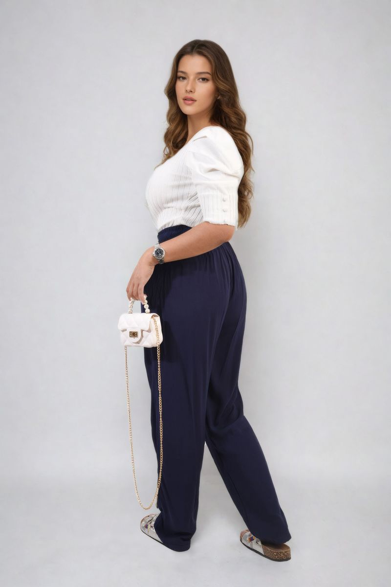 She Wears Glory™ Drawstring High Waist Trouser with Side Pockets