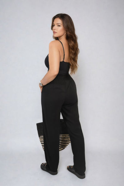 She Wears Glory™ Drawstring High Waist Trouser with Side Pockets
