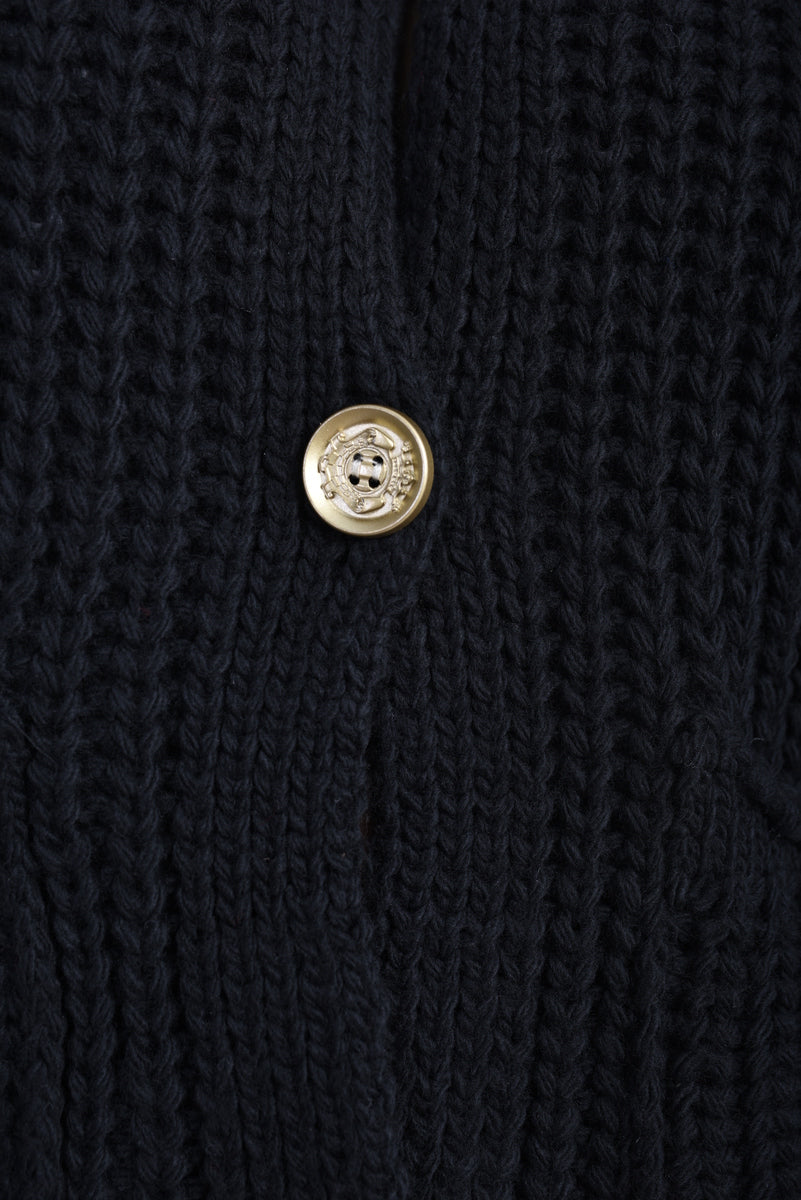 She Wears Glory™ Melissa Chunky Cable Button Knit Cardigan - She Wears Glory Beverly Hills