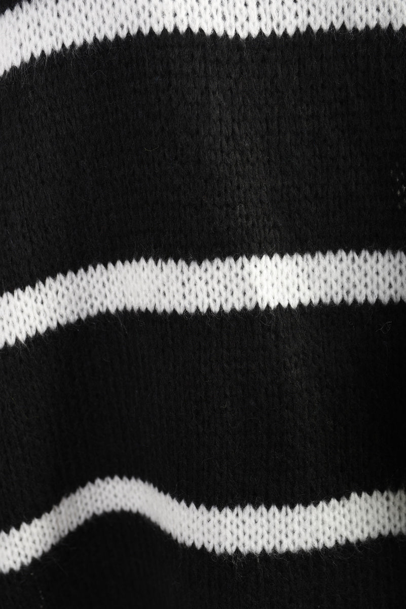 She Wears Glory™ Stripe Oversized Knitted Jumper