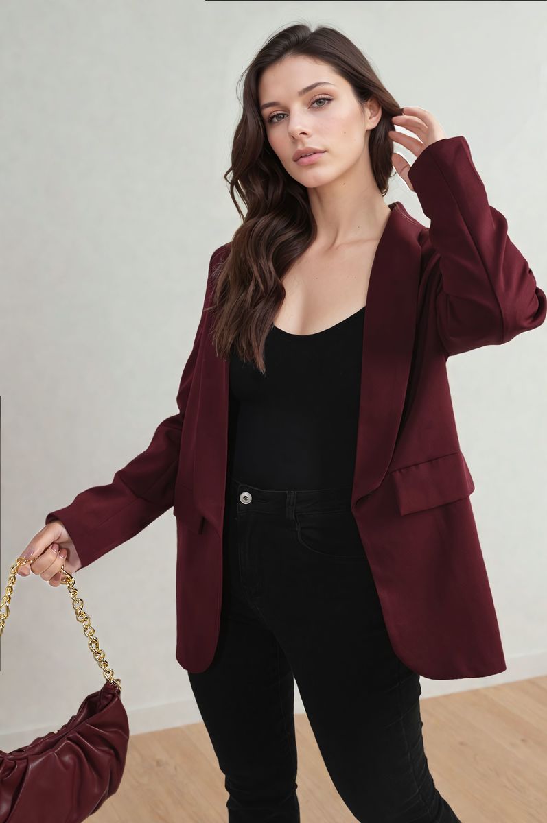 She Wears Glory™ Mira Leopard Print Blazer Jacket