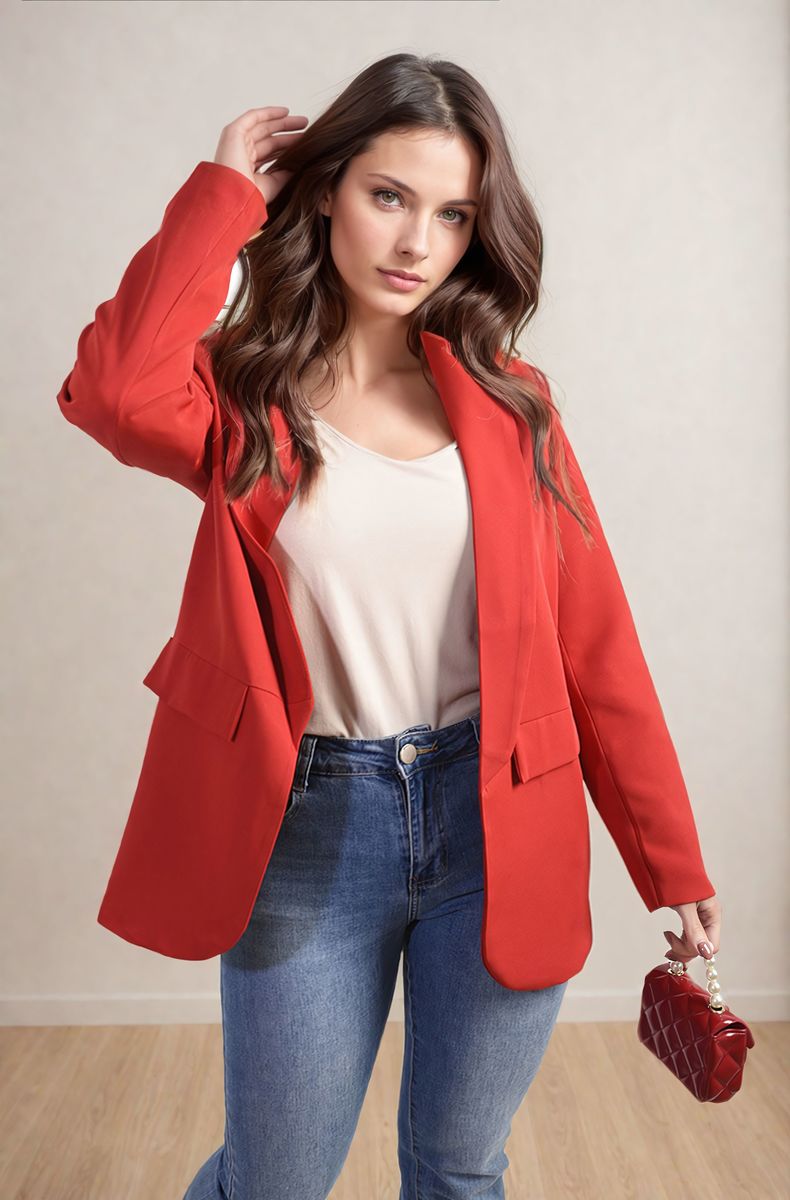 She Wears Glory™ Mira Leopard Print Blazer Jacket - She Wears Glory Beverly Hills