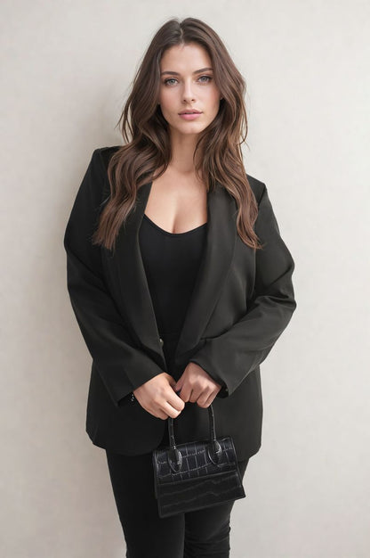 She Wears Glory™ Mira Leopard Print Blazer Jacket - She Wears Glory Beverly Hills