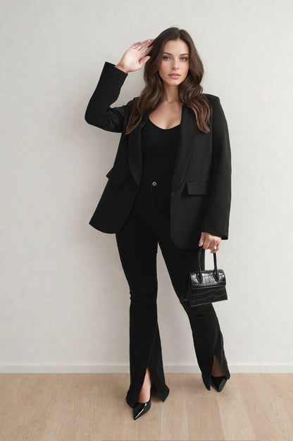 She Wears Glory™ Mira Leopard Print Blazer Jacket - She Wears Glory Beverly Hills