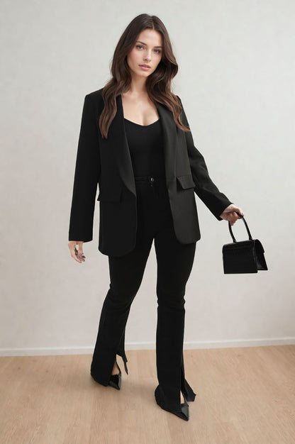 She Wears Glory™ Mira Leopard Print Blazer Jacket - She Wears Glory Beverly Hills