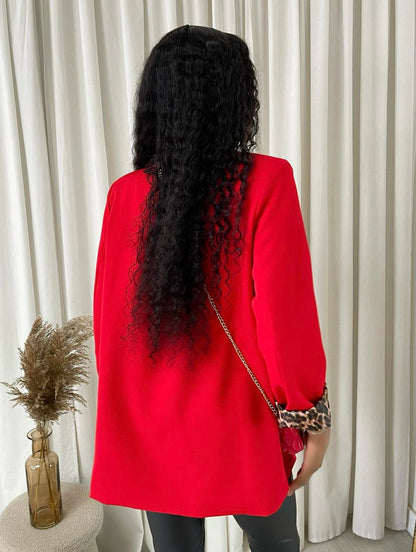 She Wears Glory™ Mira Leopard Print Blazer Jacket - She Wears Glory Beverly Hills