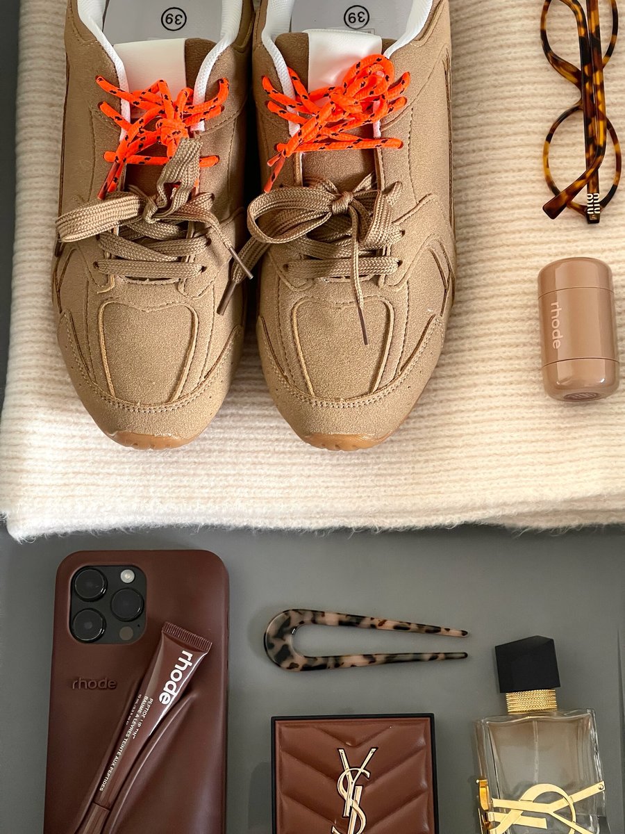 Double Contrast Lace Up Flat Trainers - She Wears Glory Beverly Hills