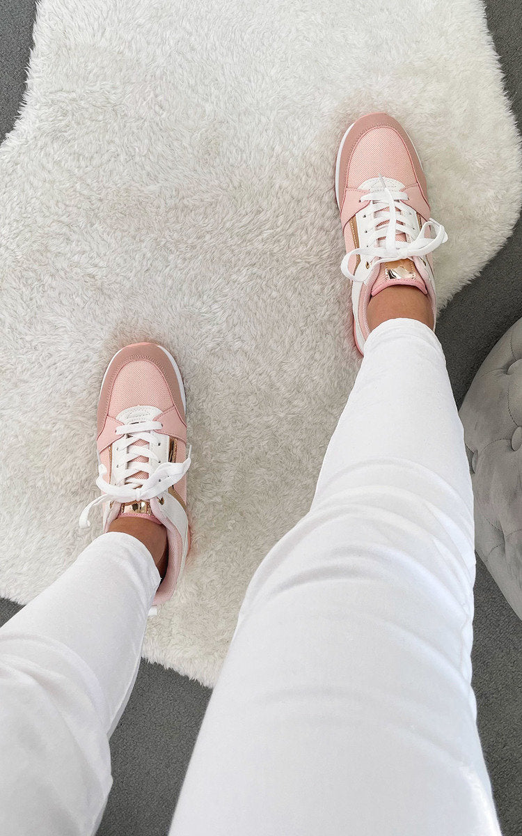 She Wears Glory™ Lace Up Trainers