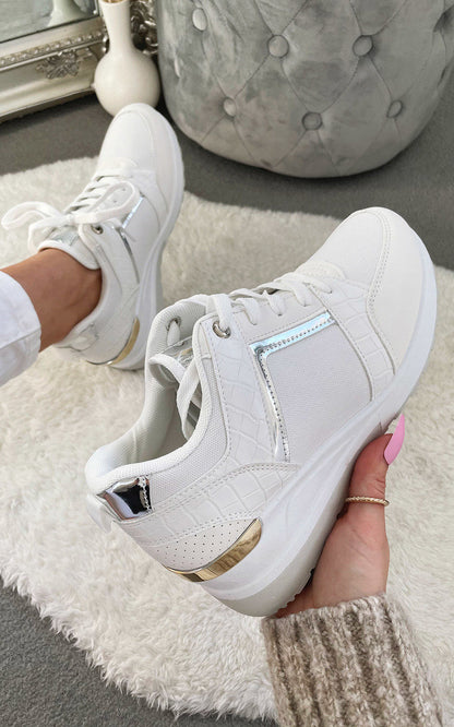 She Wears Glory™ Lace Up Trainers