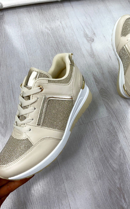 She Wears Glory™ Lace Up Trainers
