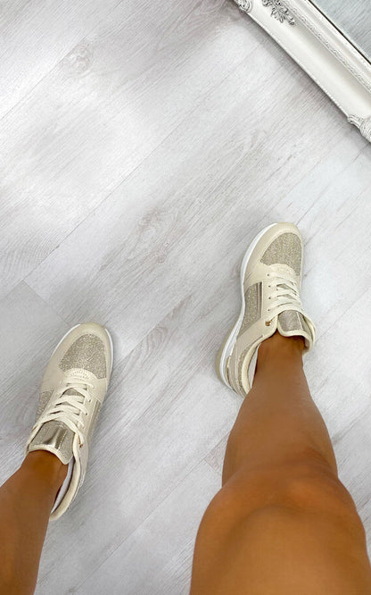 She Wears Glory™ Lace Up Trainers