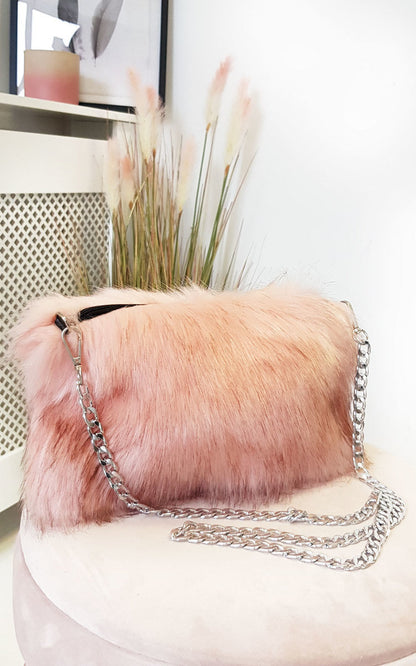 She Wears Glory™ She Wears Glory™ Faux Fur Shoulder Bag