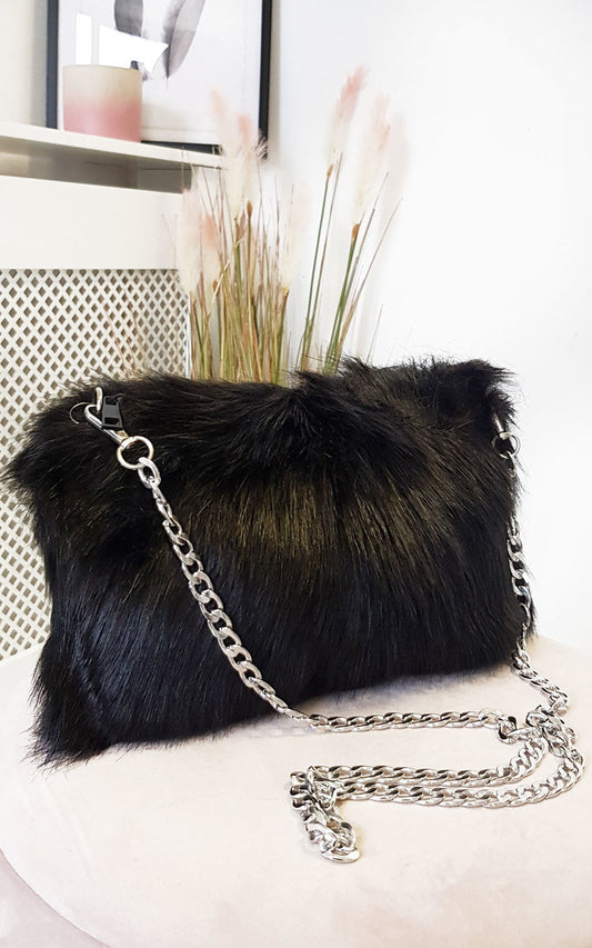 She Wears Glory™ She Wears Glory™ Faux Fur Shoulder Bag