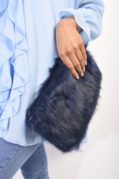 She Wears Glory™ She Wears Glory™ Faux Fur Shoulder Bag