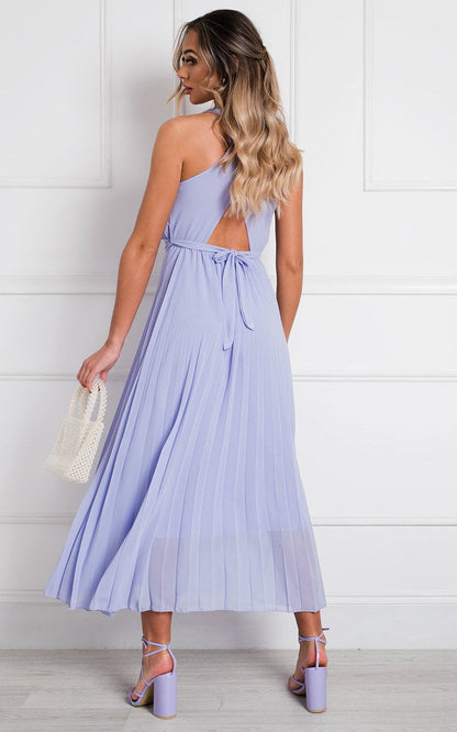 She Wears Glory™ Pleated Crossover Maxi Dress