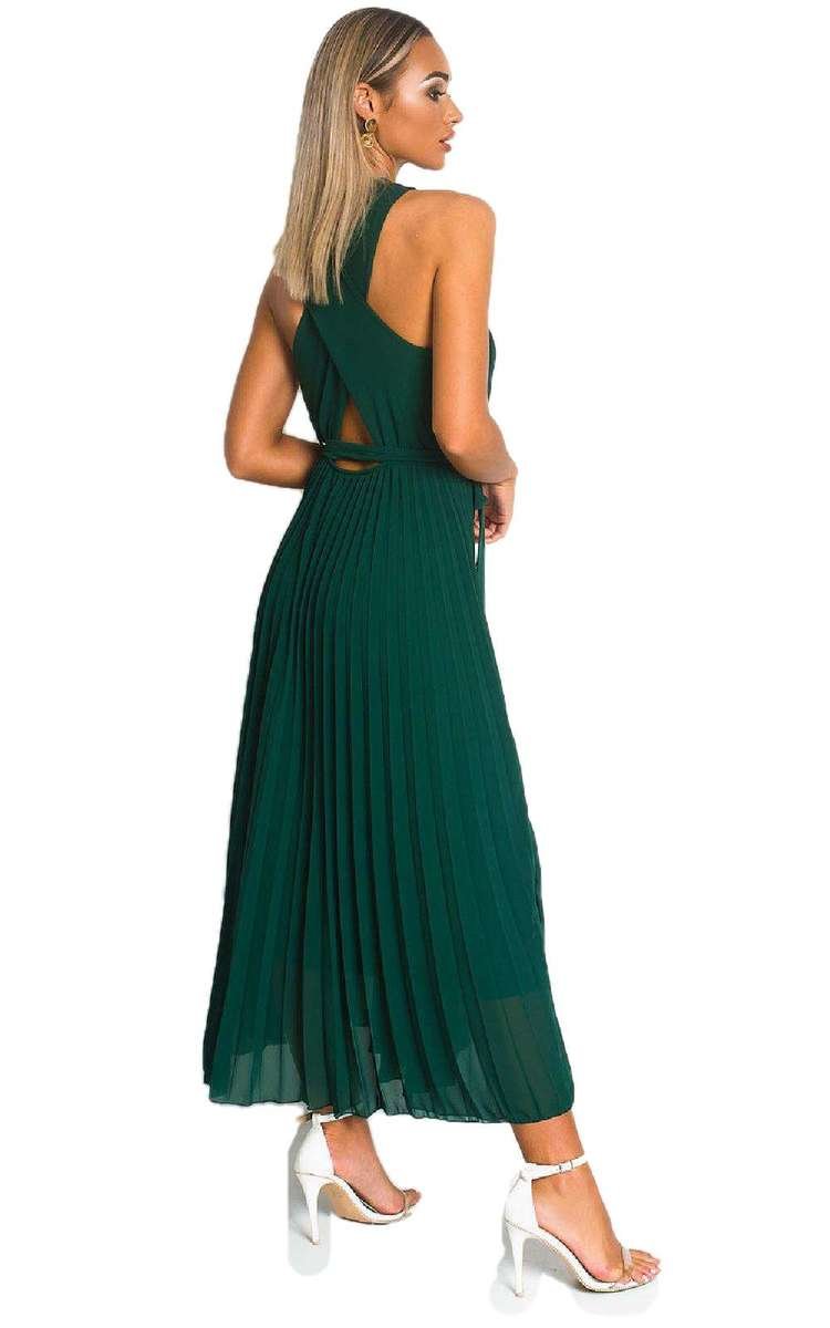 She Wears Glory™ Pleated Crossover Maxi Dress