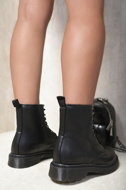 She Wears Glory™ Lace-Up Platform Ankle Boots