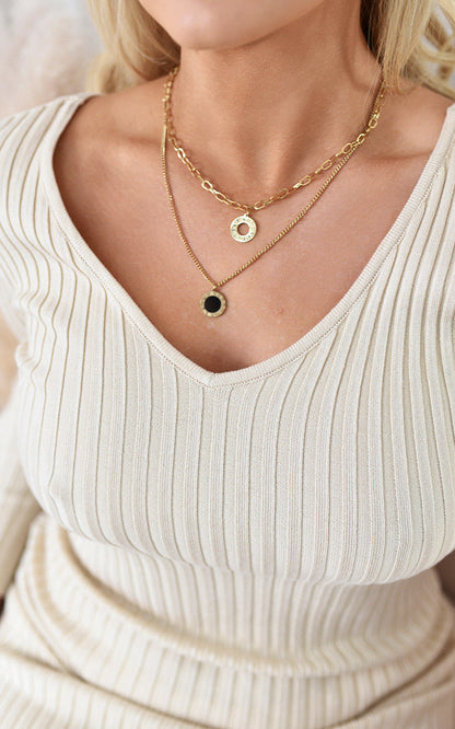 She Wears Glory™ Two Layer Necklace