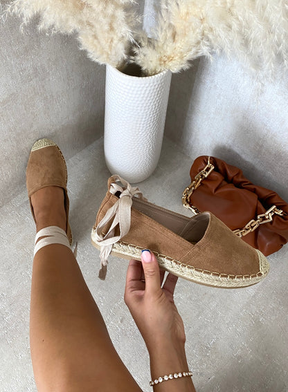 She Wears Glory™ Tie Leg Espadrille Sandals