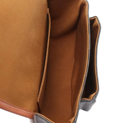 Celine Medium Triomphe Coated Canvas Folco Crossbody