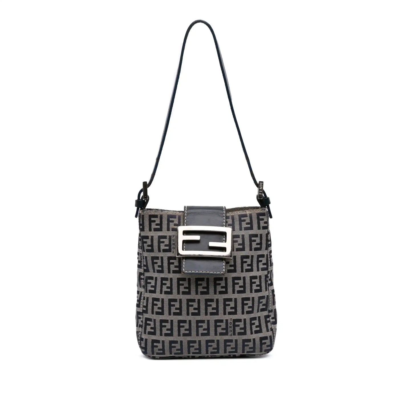 Fendi Zucchino Canvas Shoulder Bag