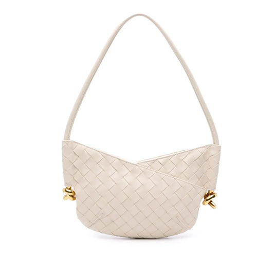 Bottega Veneta Baby Lambskin Intrecciato Solstice Shoulder Bag