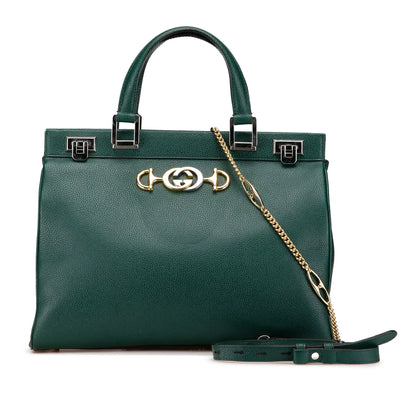 Gucci Medium Zumi Leather Satchel