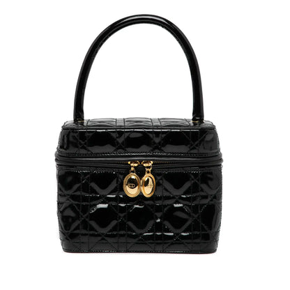 Dior Patent Cannage Vanity Case