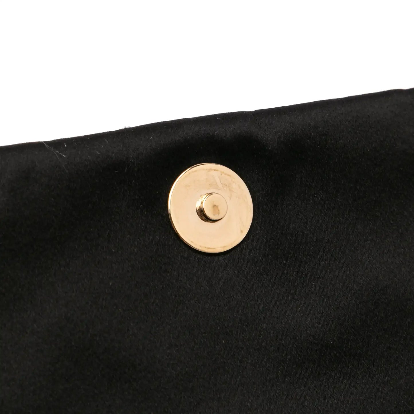 Chanel CC Quilted Satin Butterfly Chain Clutch