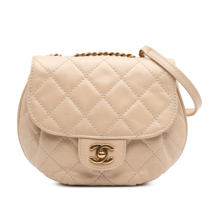 Chanel Small Aged Calfskin Bubble CC Flap
