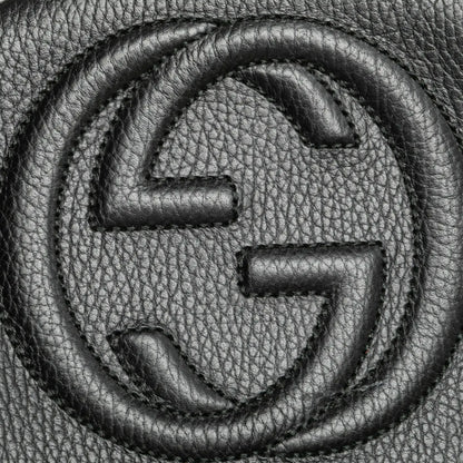 Gucci Pebbled Calfskin Soho Chain Backpack