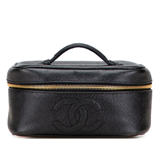 Channel CC Caviar Vanity Bag