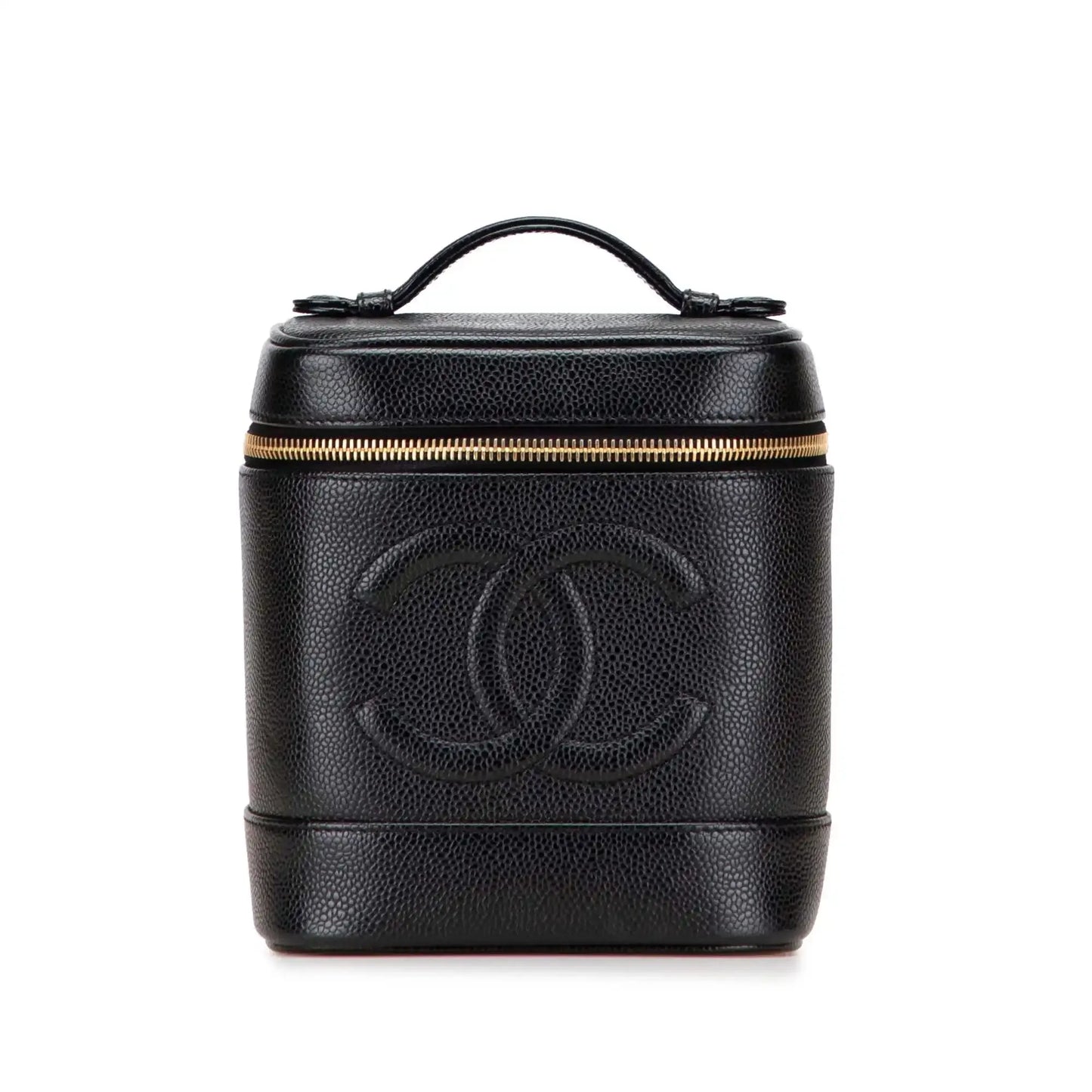 Channel CC Caviar Vanity Bag
