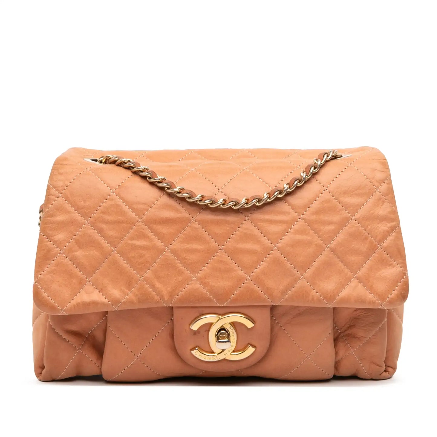Chanel Small Aged Calfskin Chic Quilt Flap