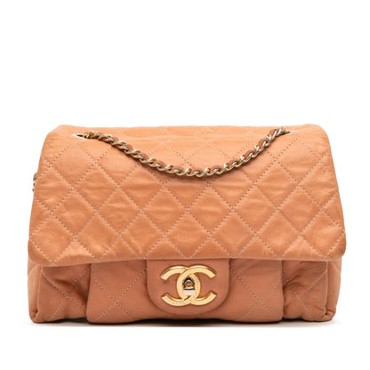 Chanel Small Aged Calfskin Chic Quilt Flap