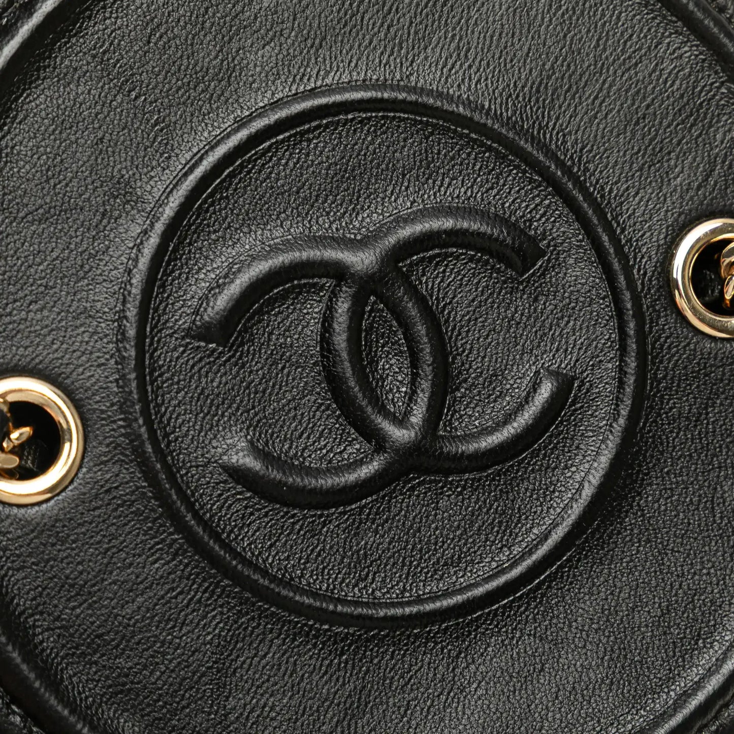 Chanel Quilted Lambskin Chain and Charm Vanity Case