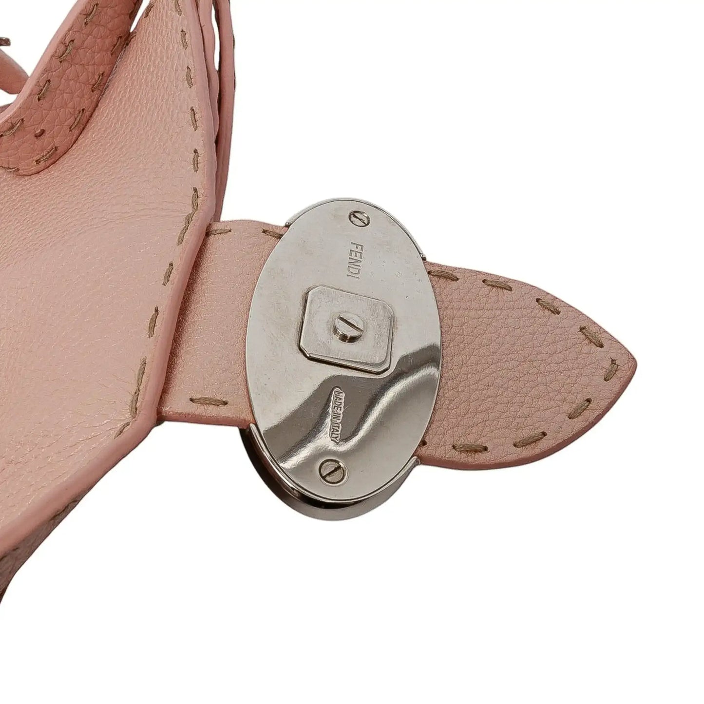 Fendi Leather Selleria Shoulder Bag
