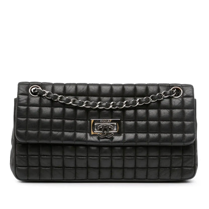 Chanel Chocolate Bar Iridescent Calfskin Bubble Flap