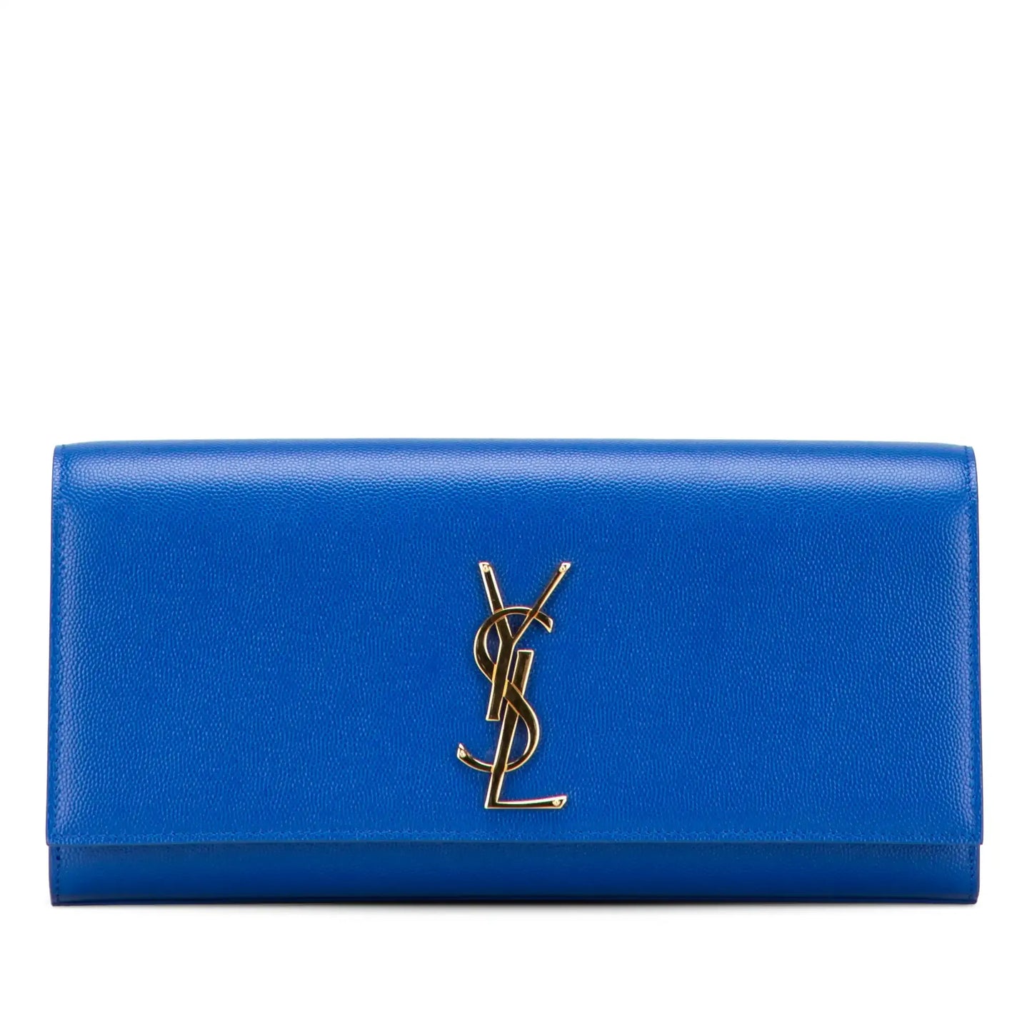 Saint Laurent Grain de Poudre Monogram Cassandre Clutch