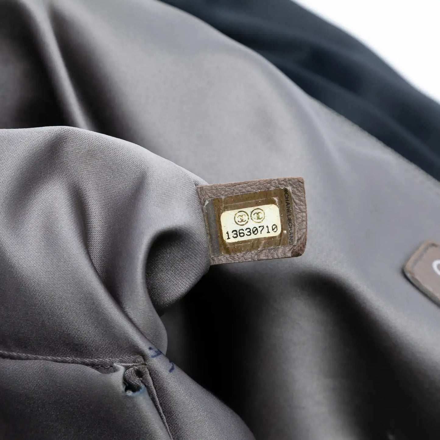 Chanel Extra Large CC Quilted Satin Single Flap