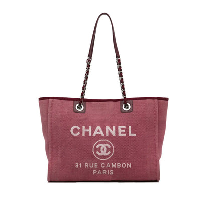 Chanel Small Mixed Fibers Deauville Tote