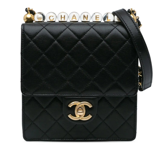Chanel Small Lambskin Chic Pearls Flap