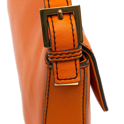 Fendi Leather Baguette Satchel