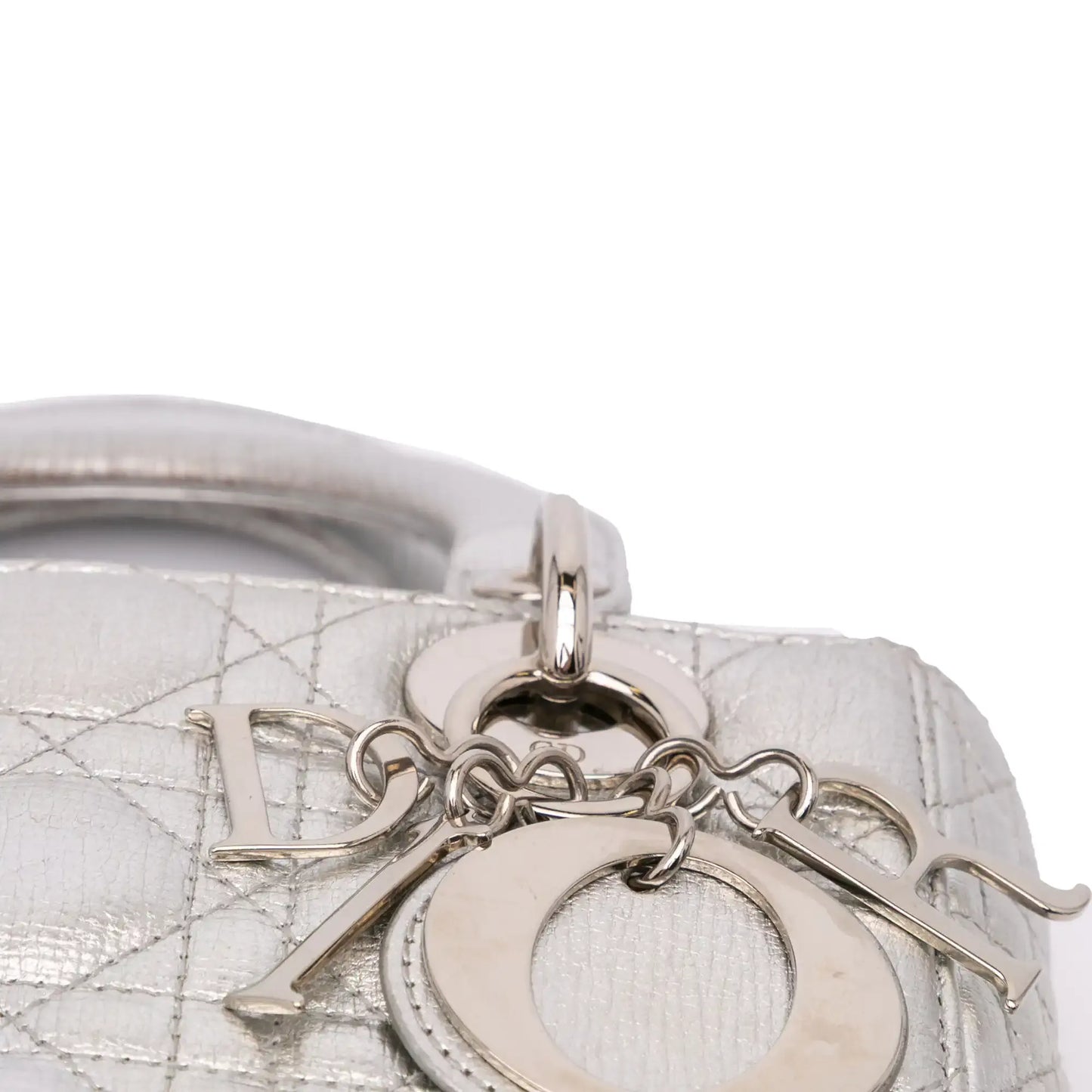 Dior Small Metallic Grained Calfskin Cannage My ABCDior Lady Dior