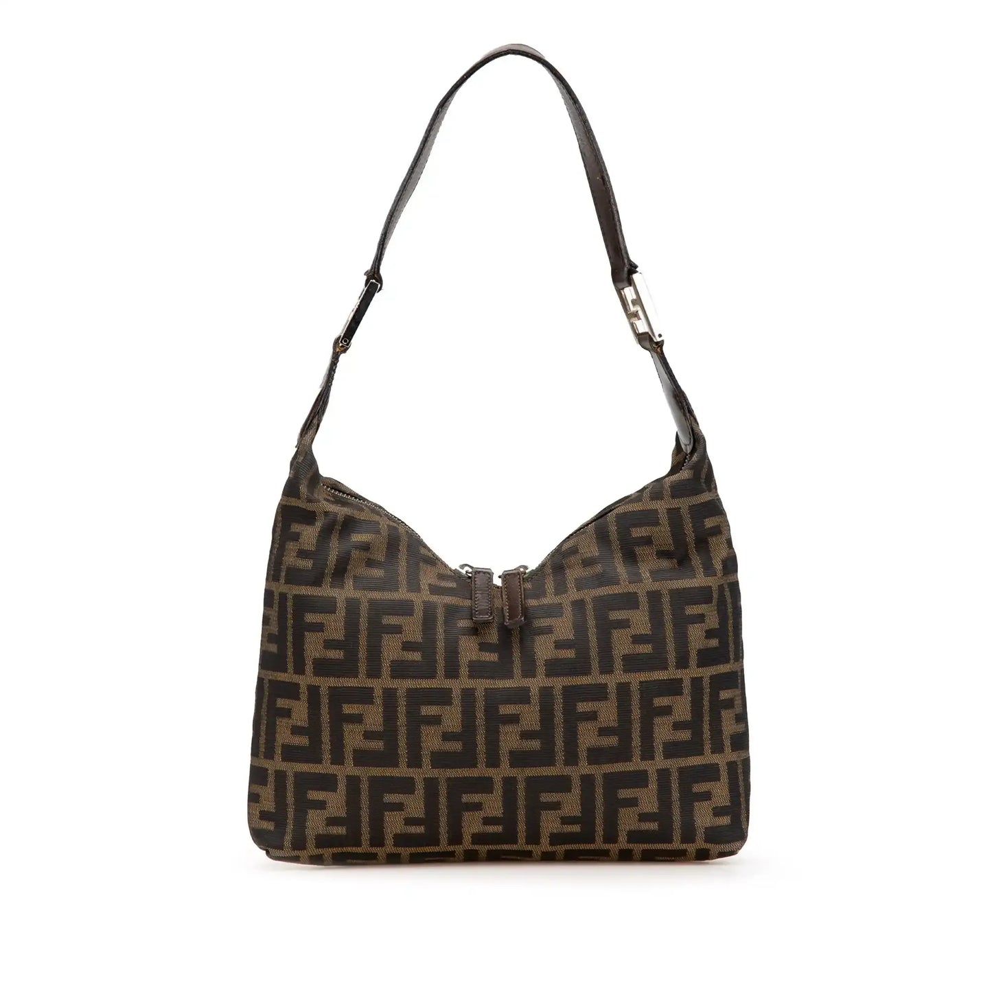 Fendi Zucca Canvas Shoulder Bag